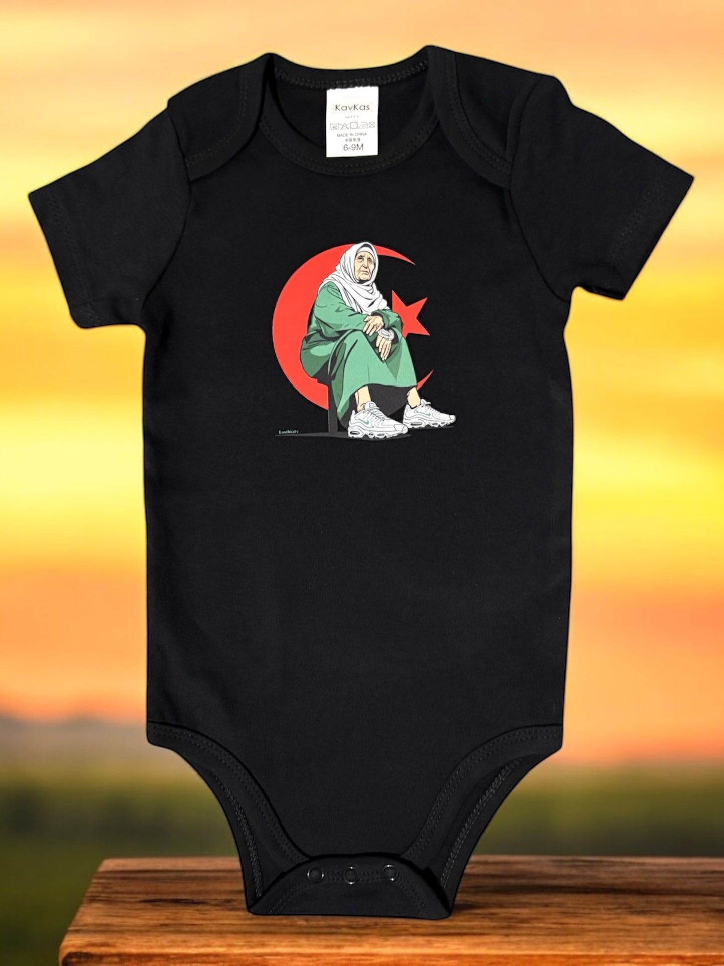 BODY BÉBÉ ALGÉRIE MAROC TUNISIE PALESTINE manches courtes