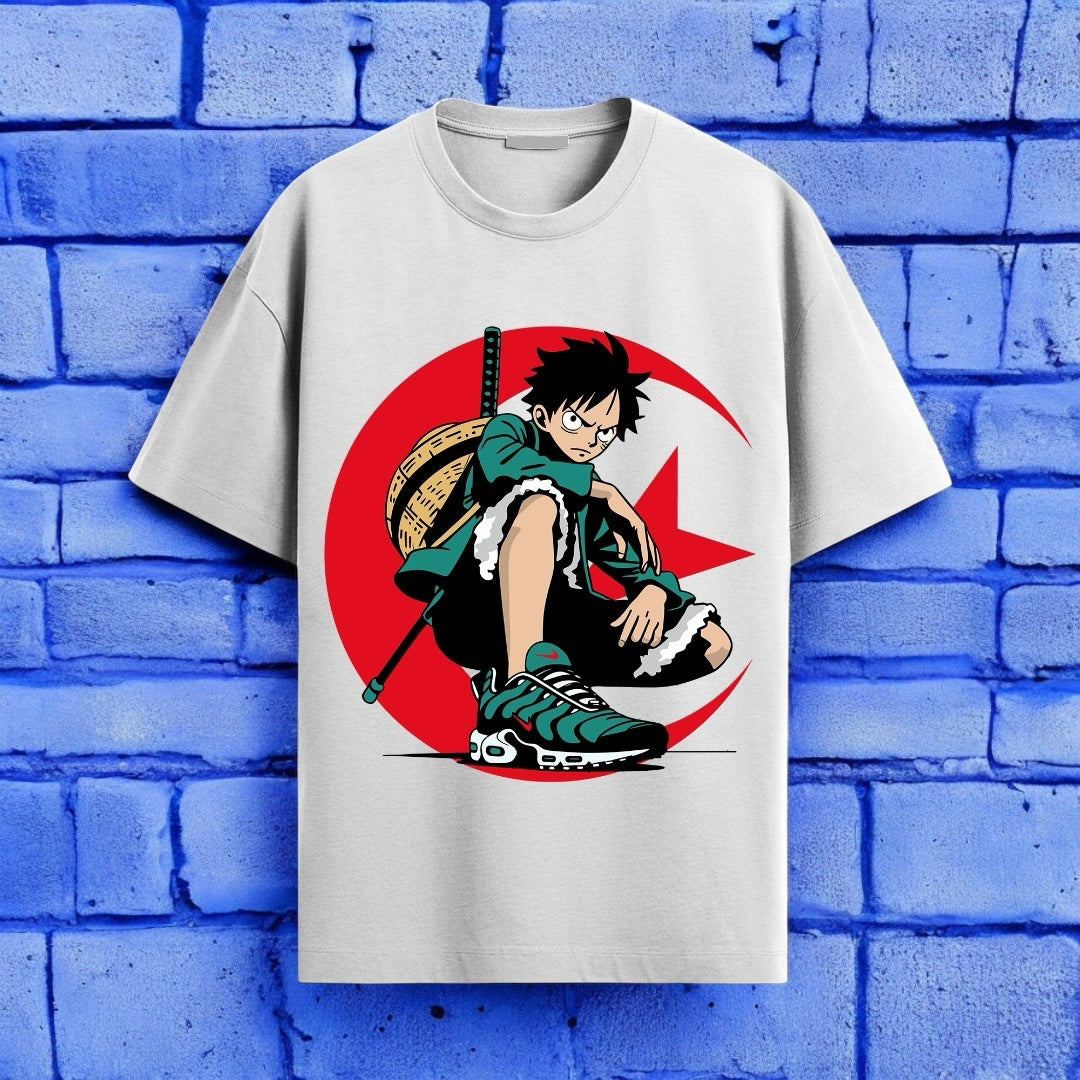 Tee - shirt ALGÉRIE X LUFFY manches courtes