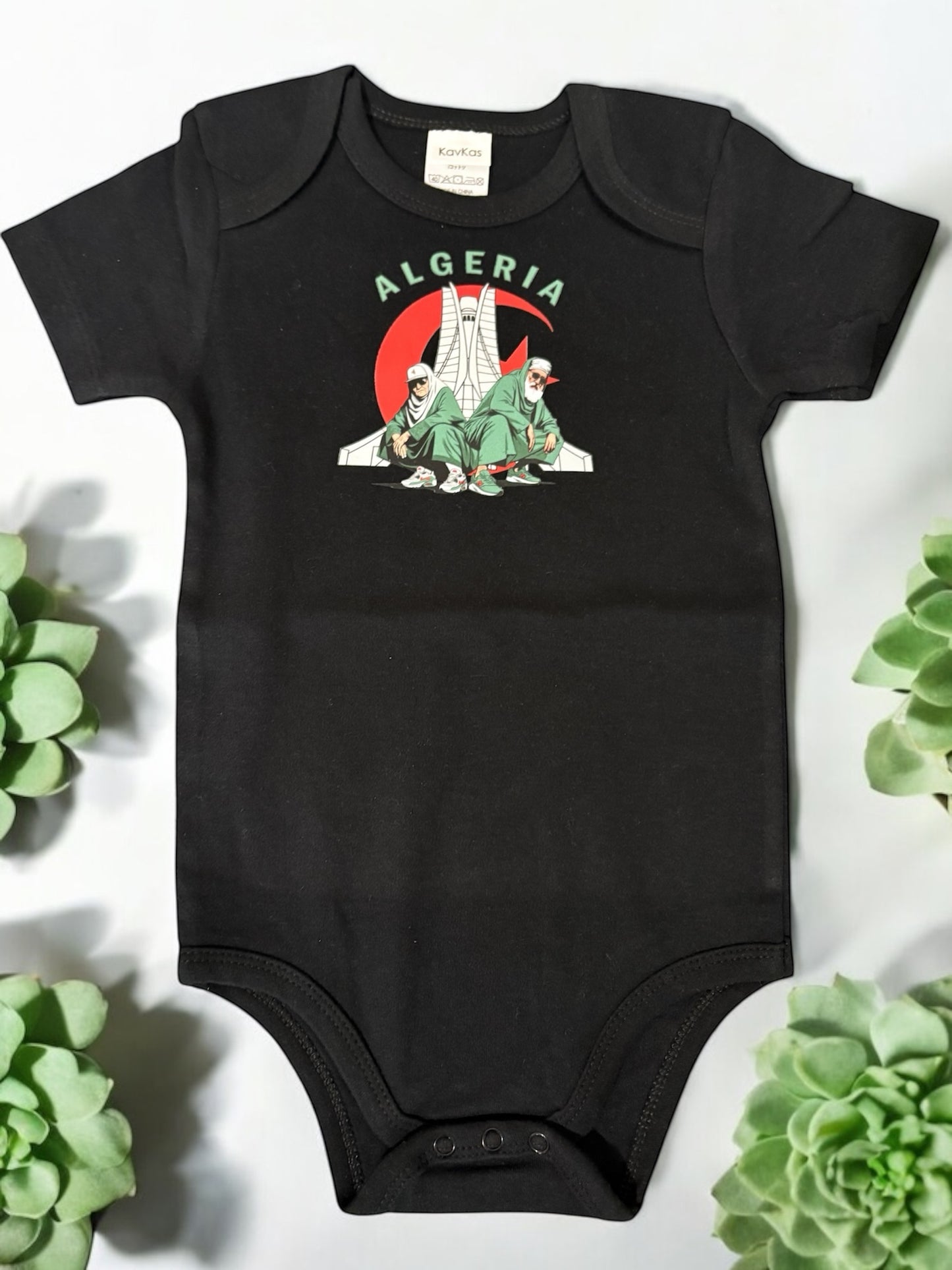 BODY BÉBÉ ALGÉRIE MAROC TUNISIE PALESTINE manches courtes